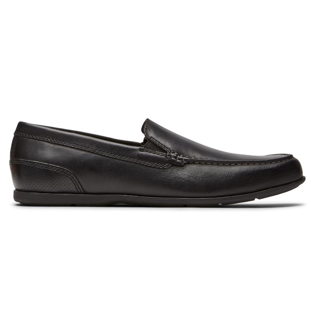 Slip-Ons Barbati Rockport Malcom Venetian Negrii - Romania 6958-UMNQF